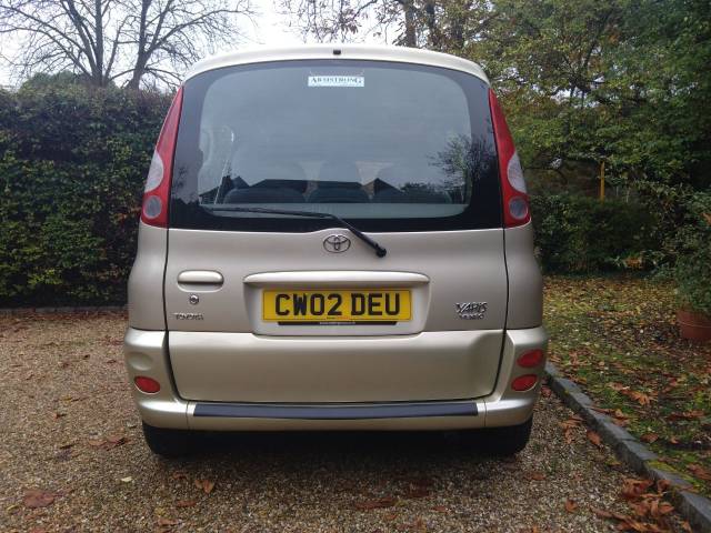 2002 Toyota Yaris Verso 1.3 16v VVTi GLS 59k with Toyota history